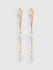 Eva Pearl Elegant Earring Pearl/Gold