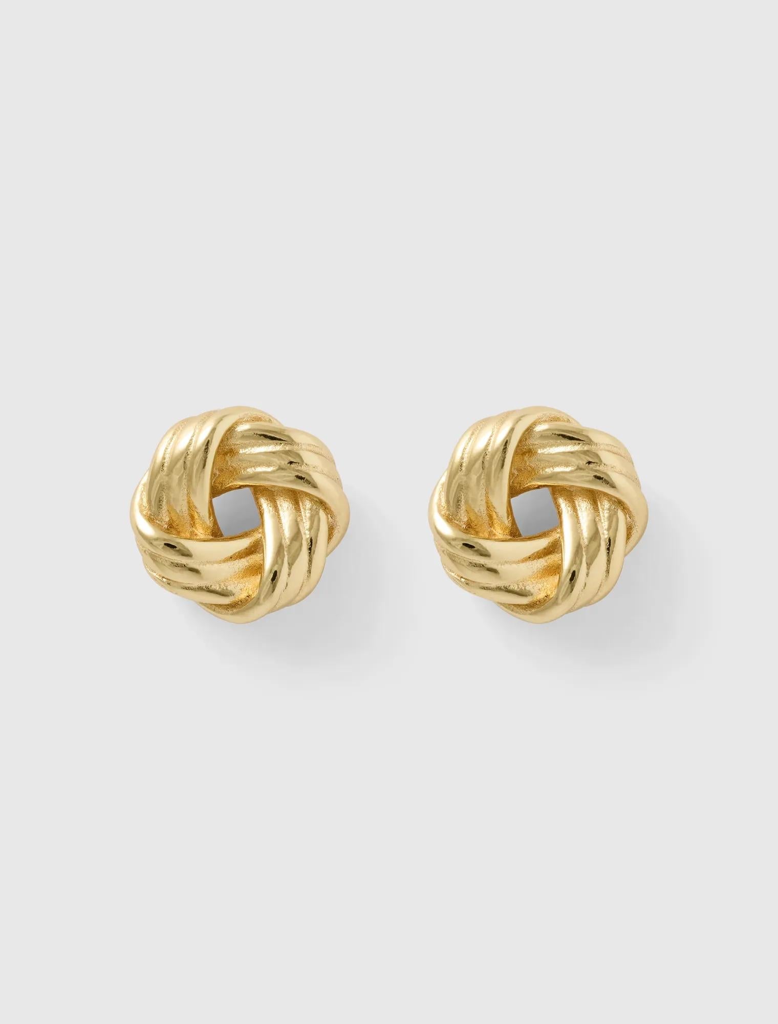 Tulsa Twist Stud Gold Plated