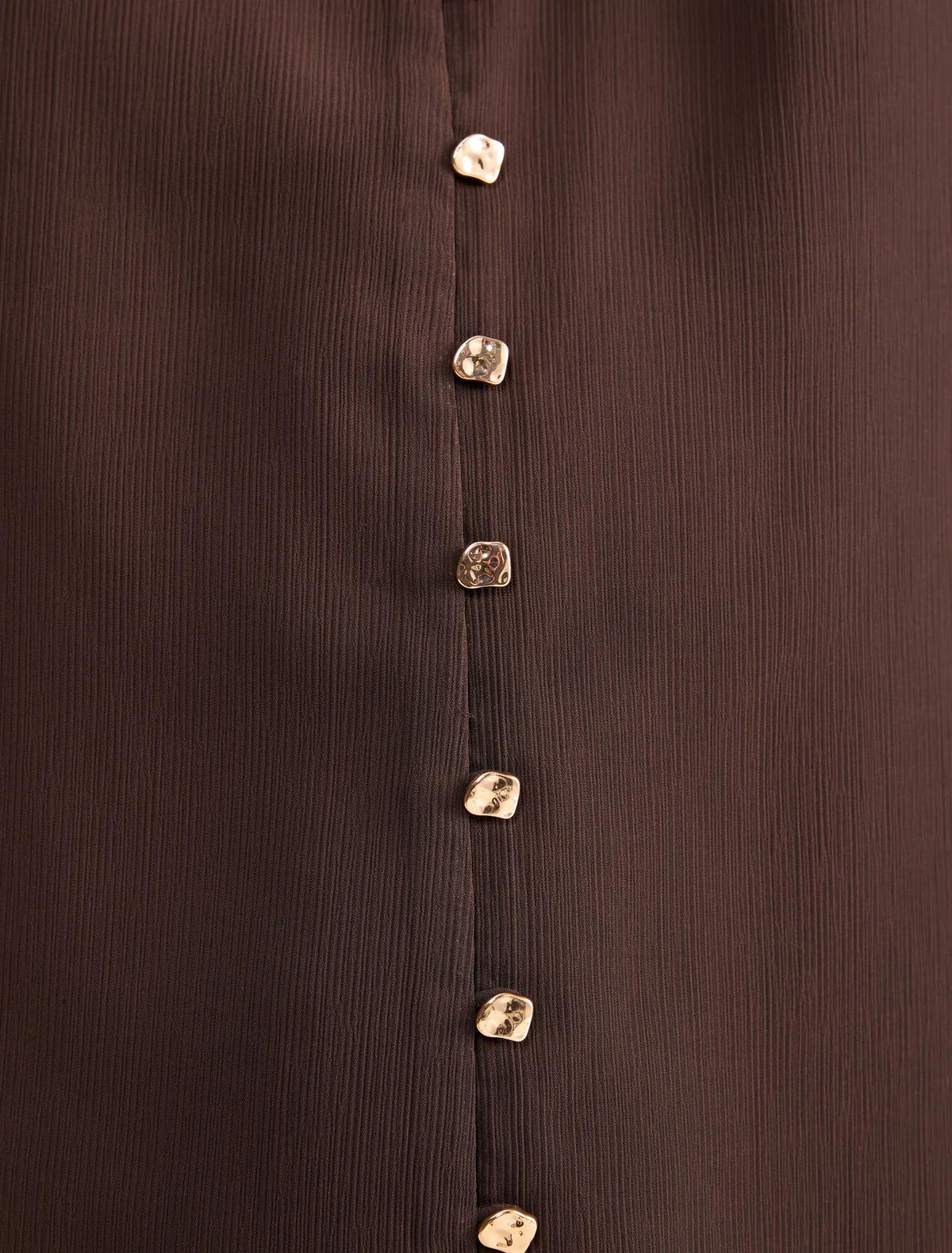Leighton Long Sleeve Blouse Chocolate Freckle