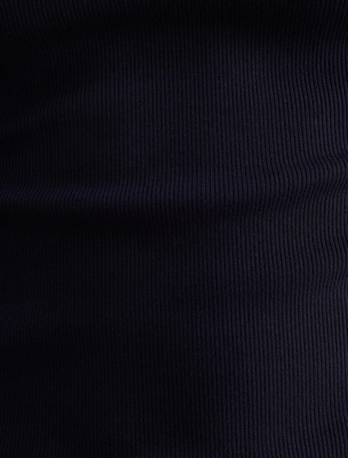 Sarah Scallop Long Sleeve Trim Polo Navy / Porcelain