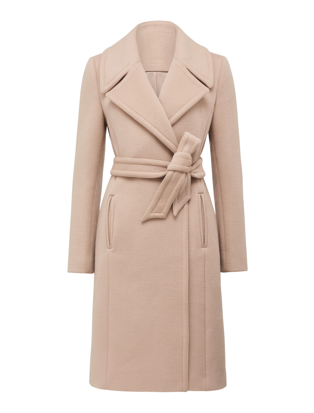 Florence Wrap Coat Camel_mannequin