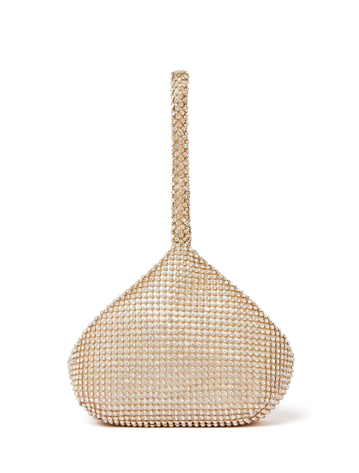 Lea Diamante Pouch Gold_mannequin
