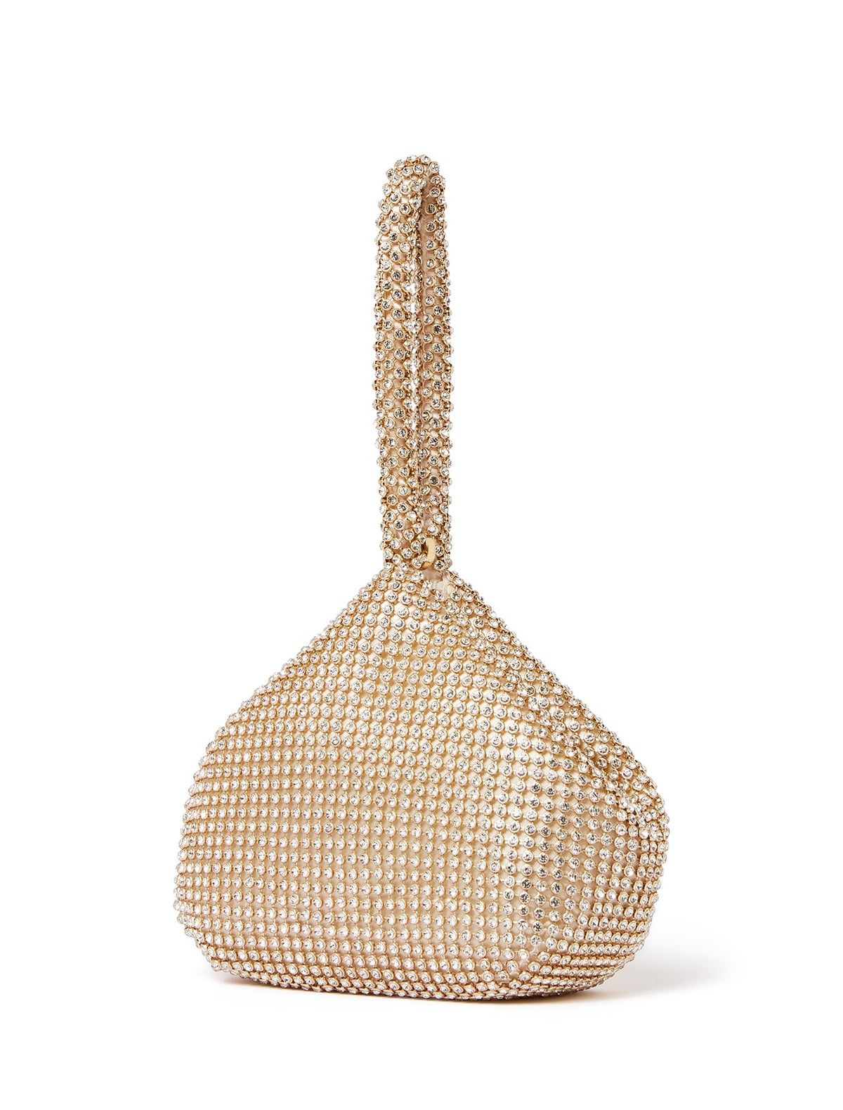 Lea Diamante Pouch Gold_mannequin