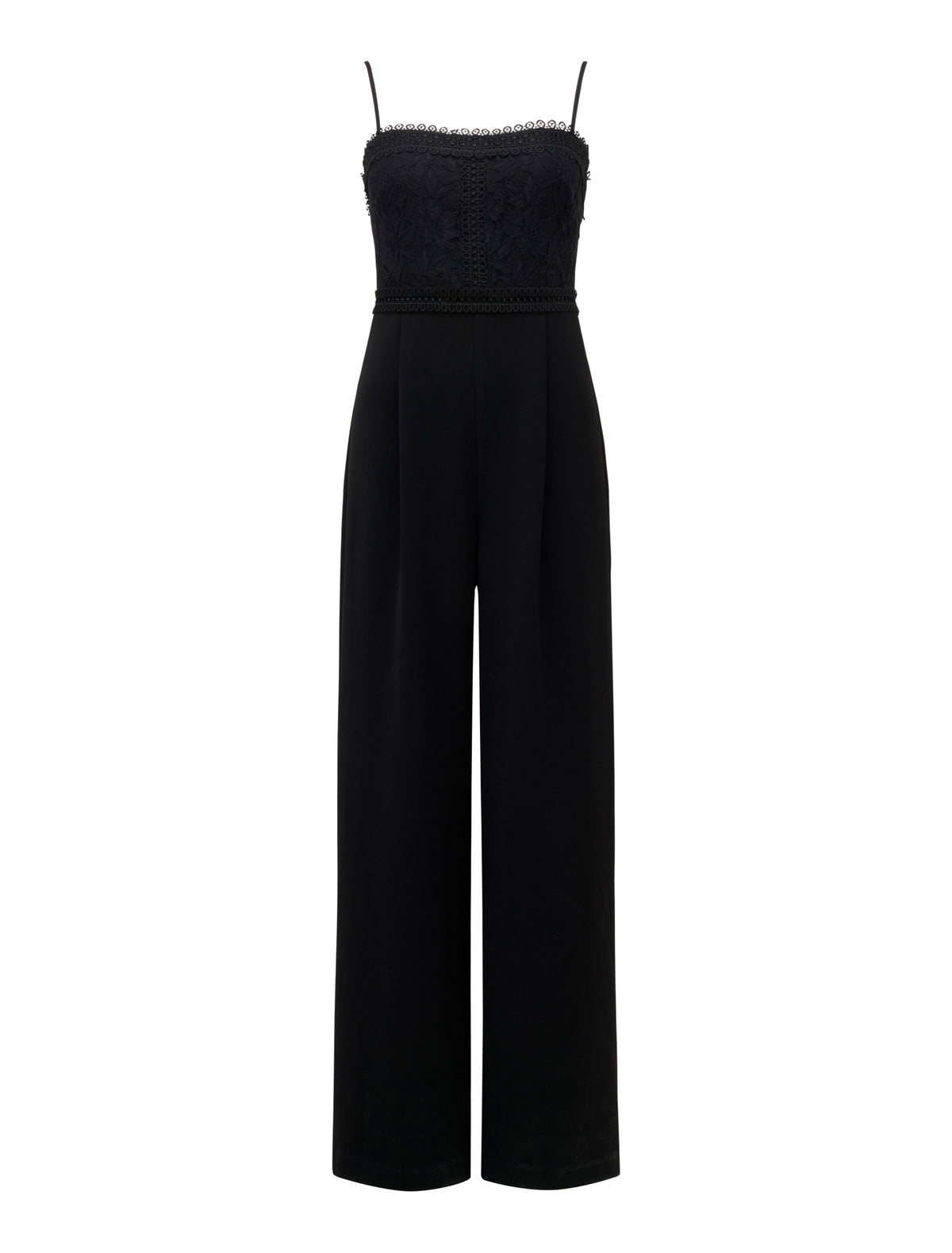 Bailey Lace Bodice Jumpsuit Black_mannequin