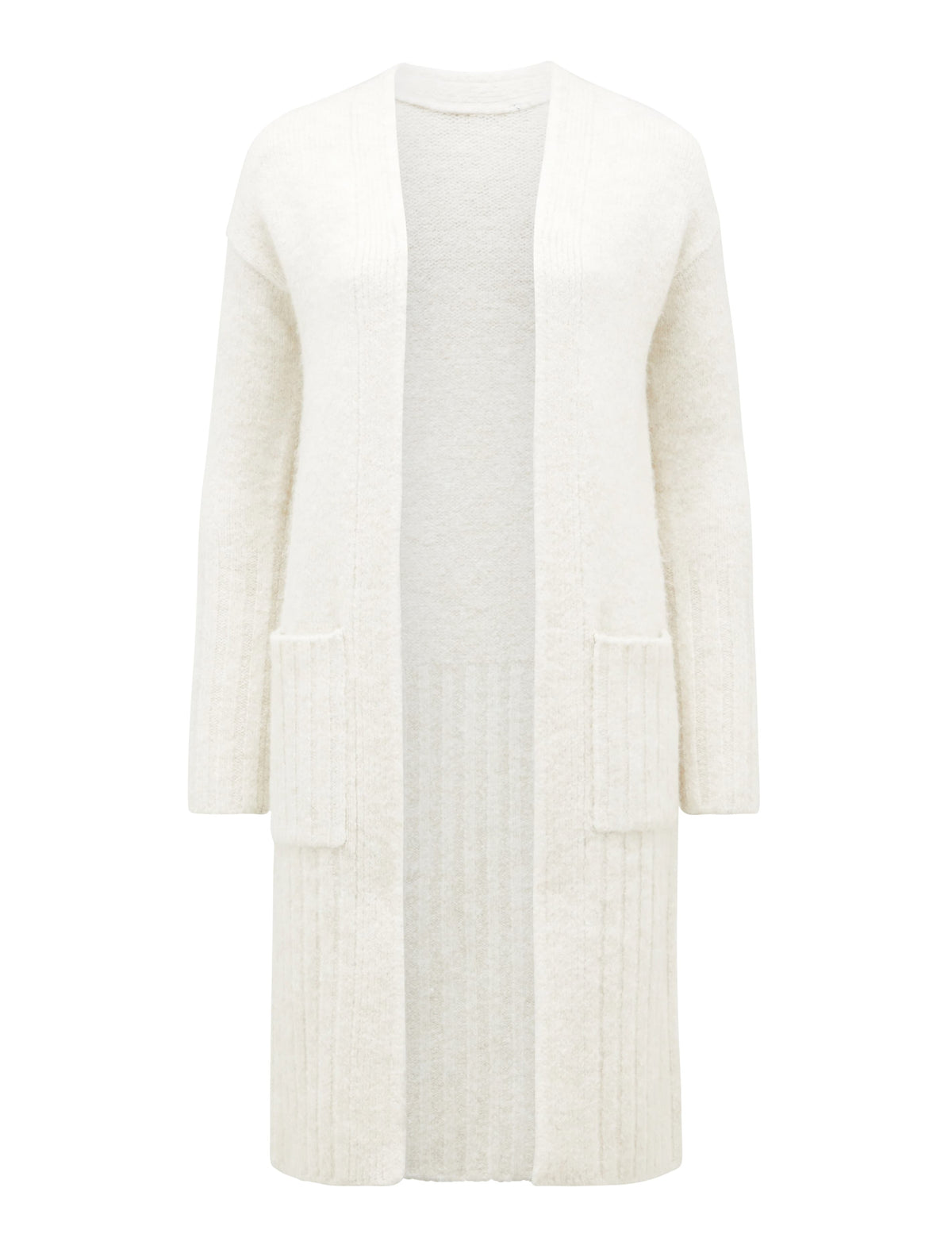 Nikki Brushed Cardigan Cream_mannequin