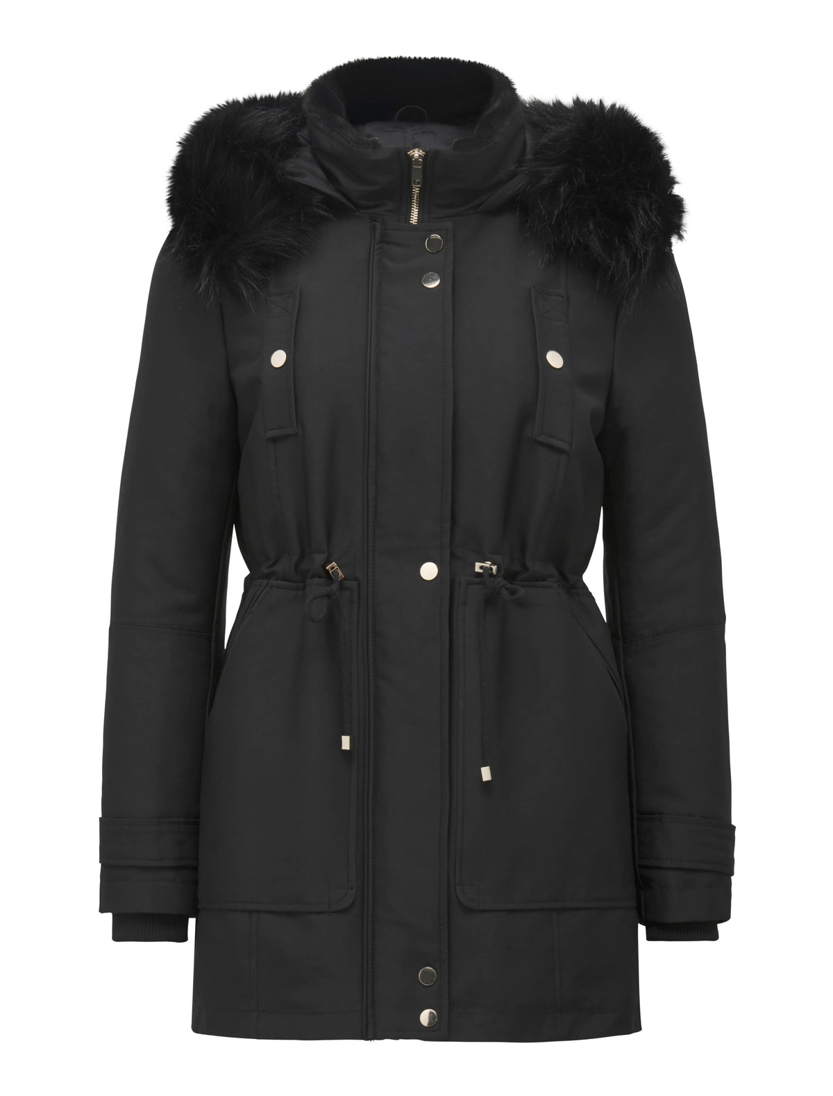 Anna long parka Black_mannequin