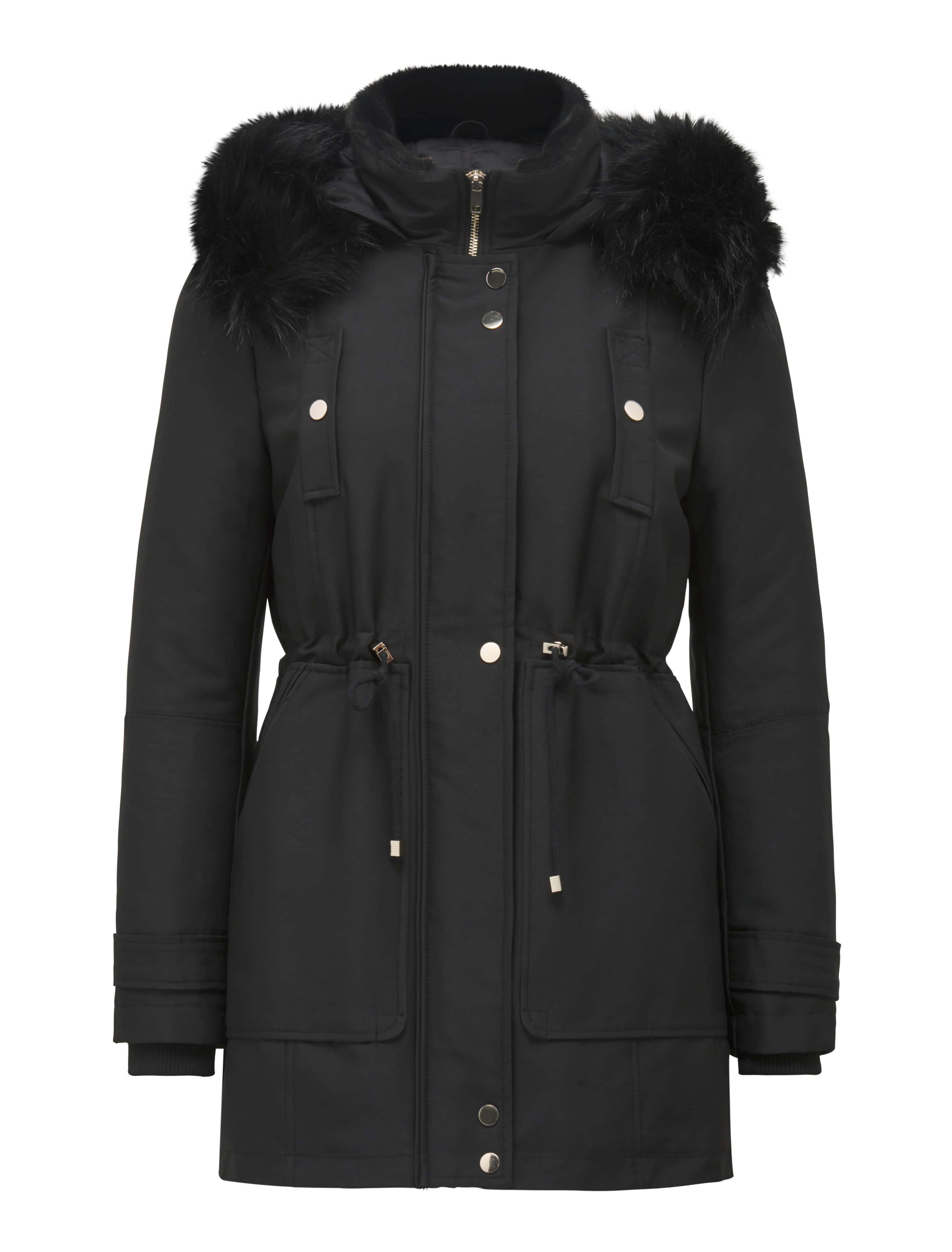 Anna long parka Black_mannequin