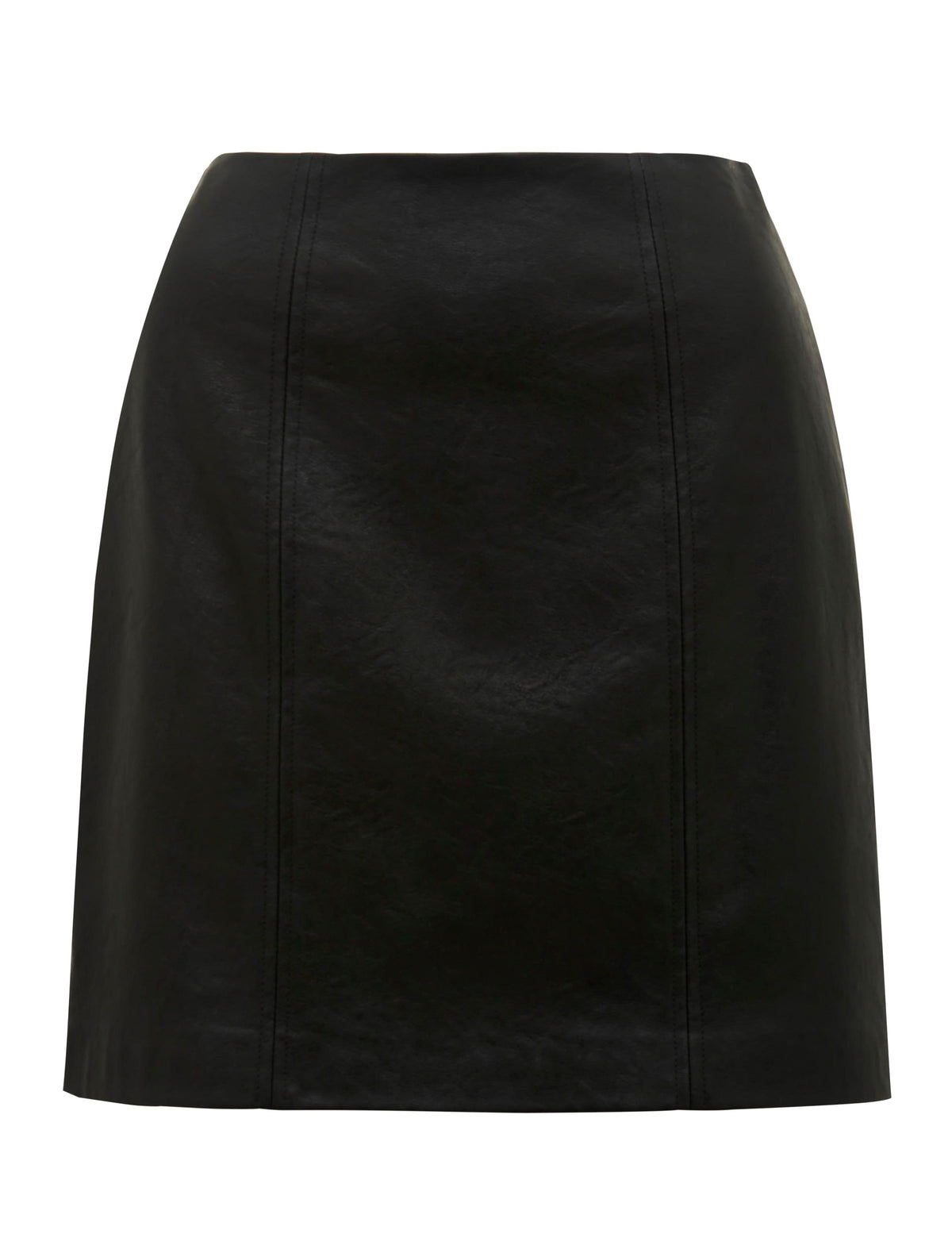 Peyton Seamed PU mini Black_mannequin
