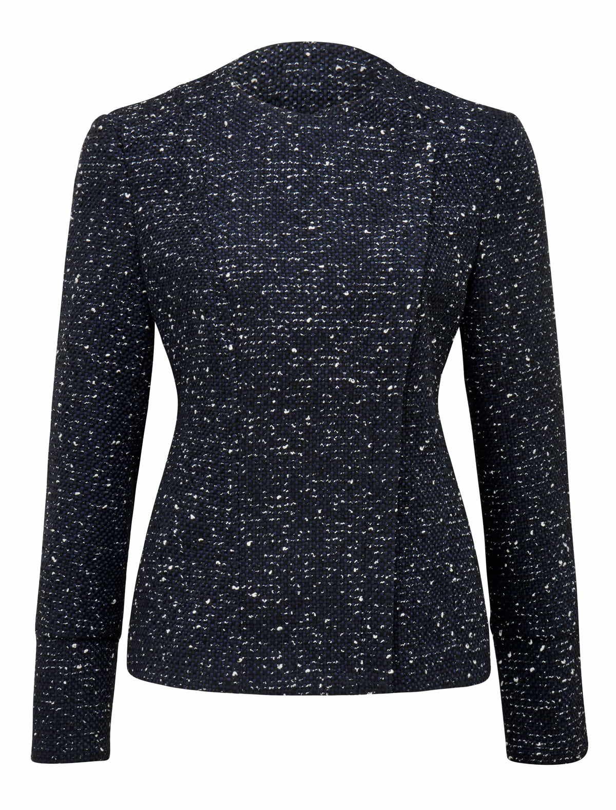 Ella boucle biker Navy_mannequin