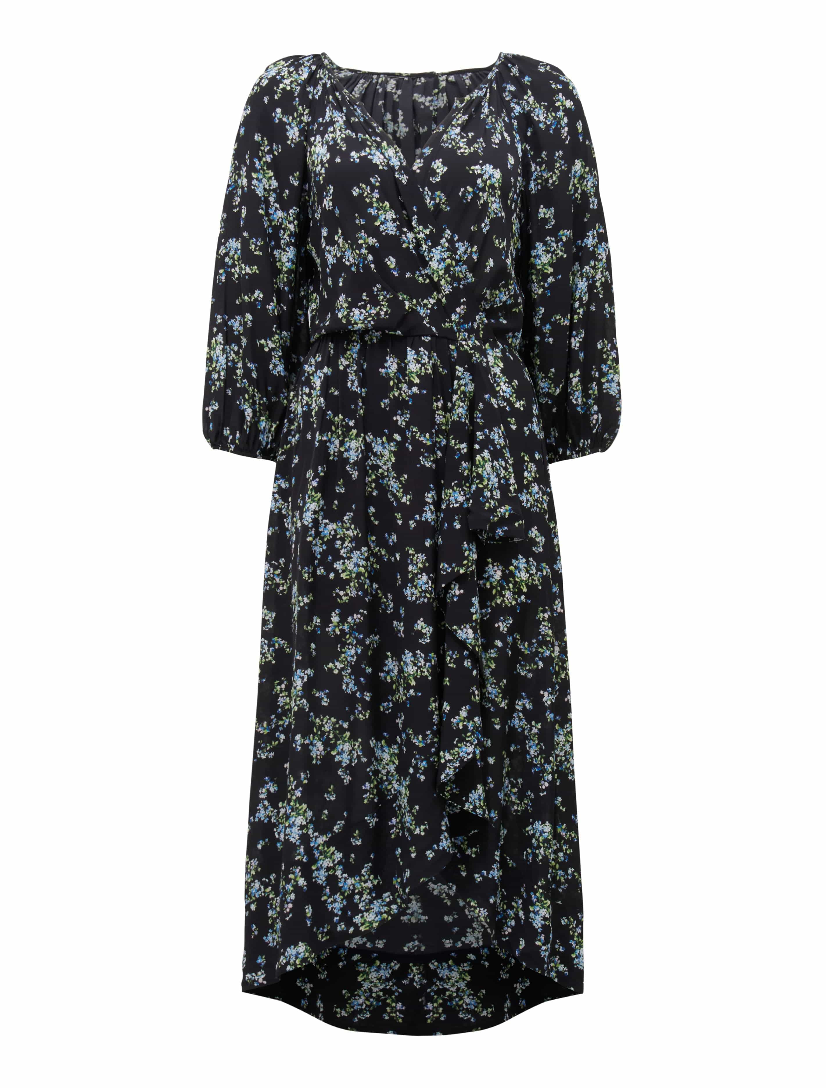 Maya Frill Wrap Midi Dress Whisper Ditsy_mannequin