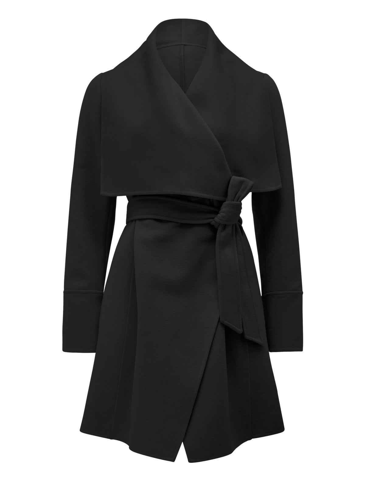 Willow Wrap Coat Black_mannequin
