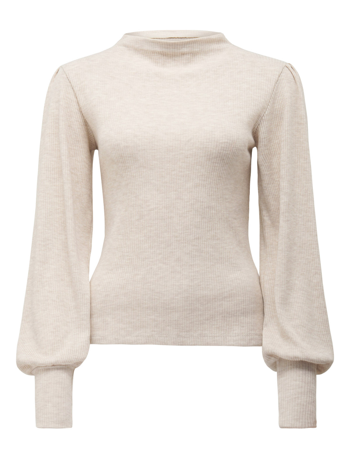 Nova Grown On Neck Top oatmeal_mannequin