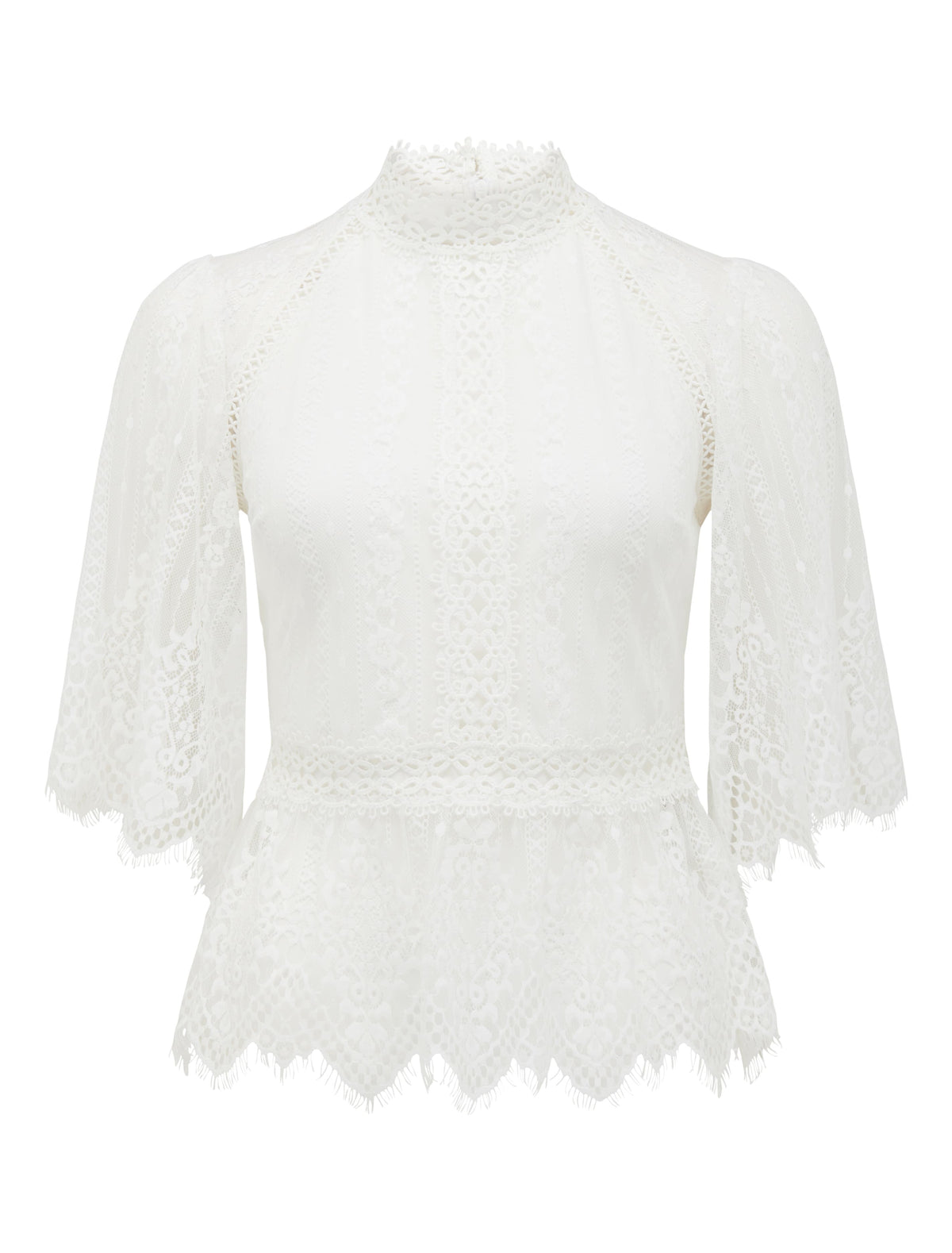 Annalise Lace Blouse Porcelain_mannequin