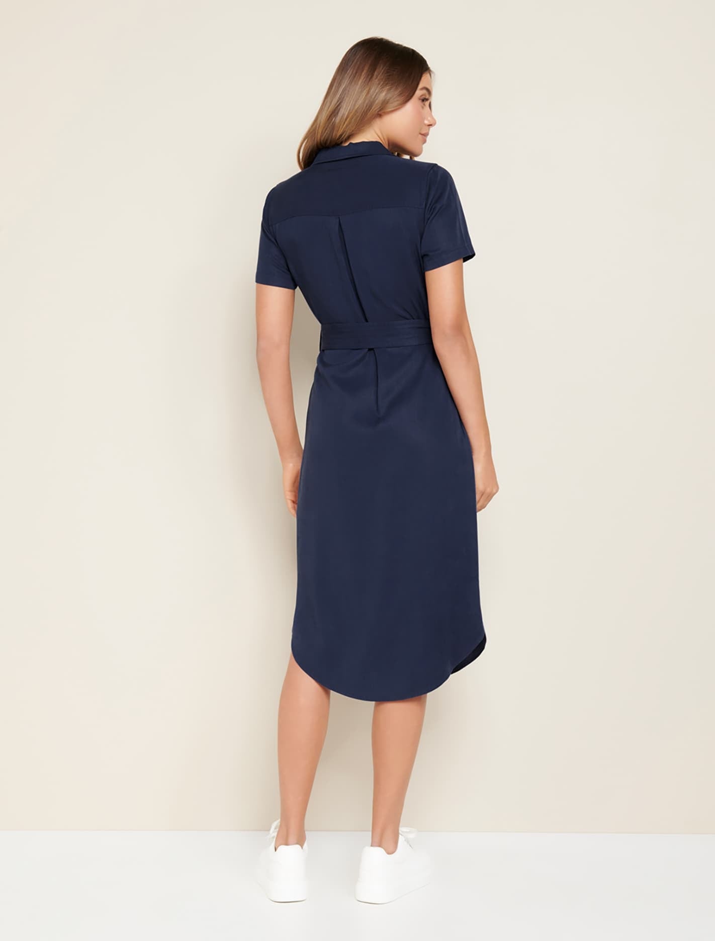 Gaia Utility Midi Dress DARK ROMANCE_mannequin