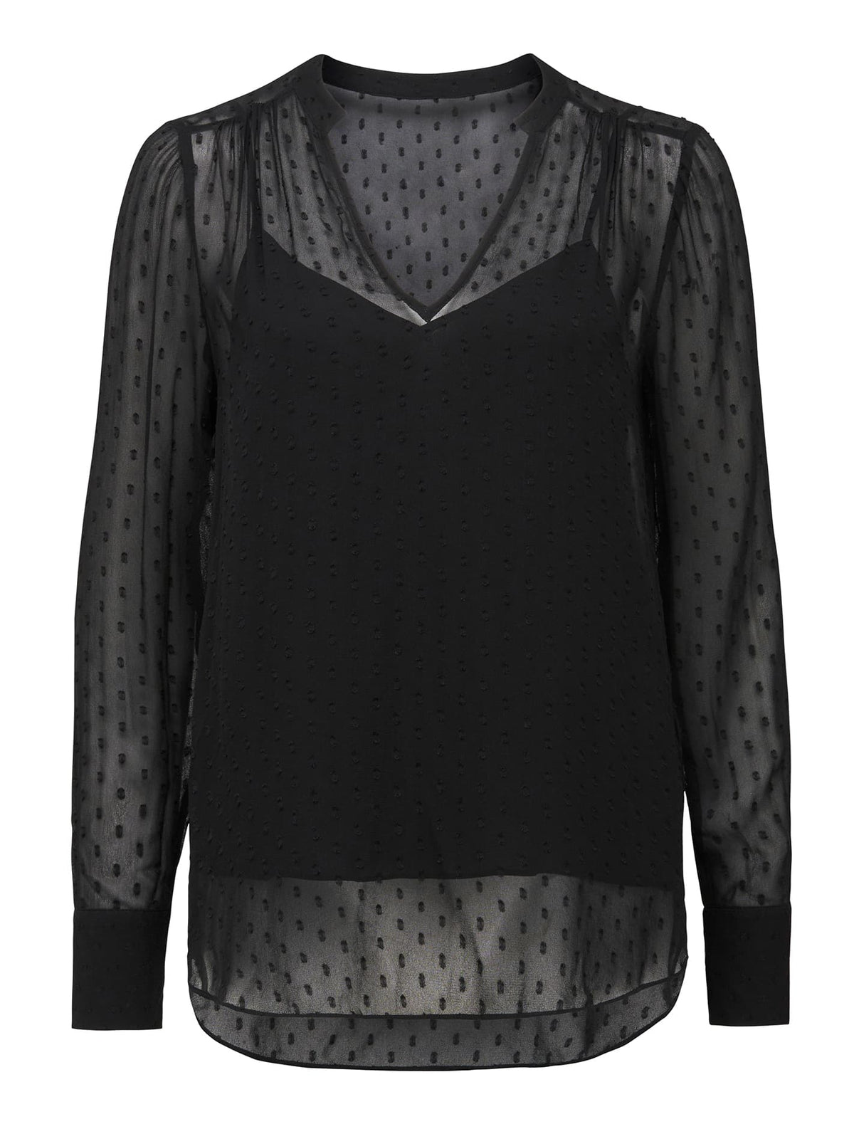 Stella Dobby Tuck Tunic Black_mannequin