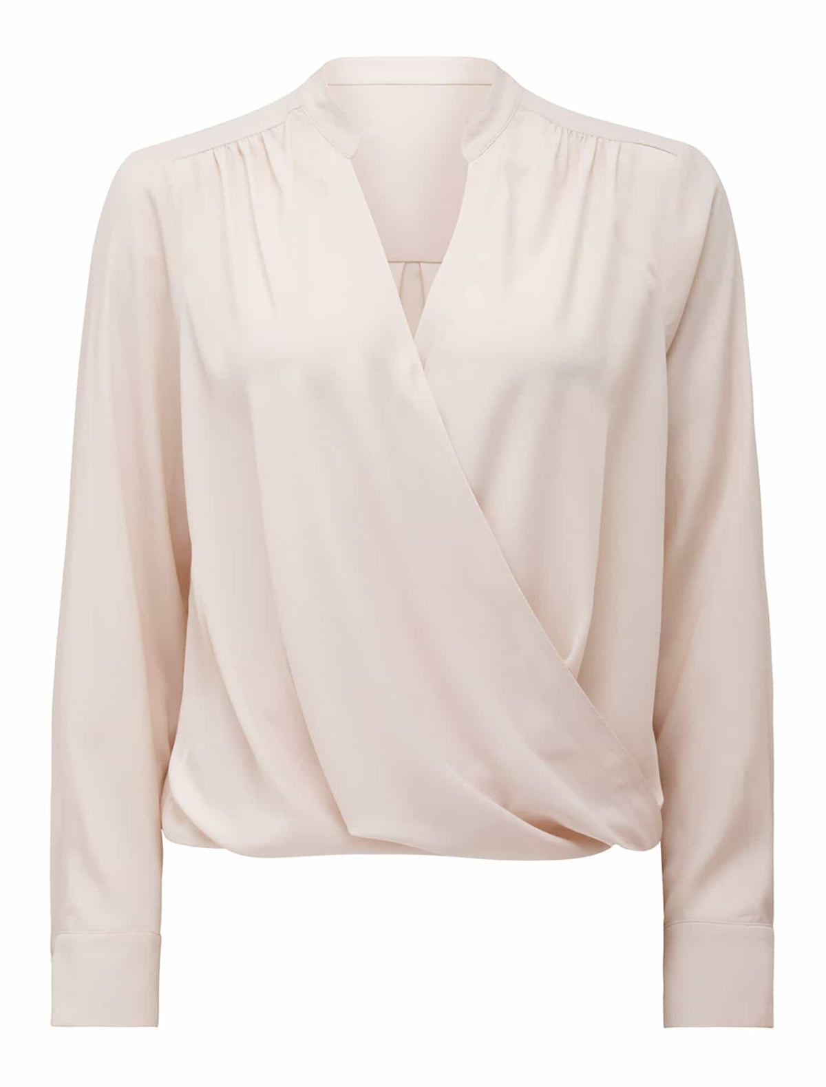 Madison Notched Wrap Blouse Rose Smoke_mannequin