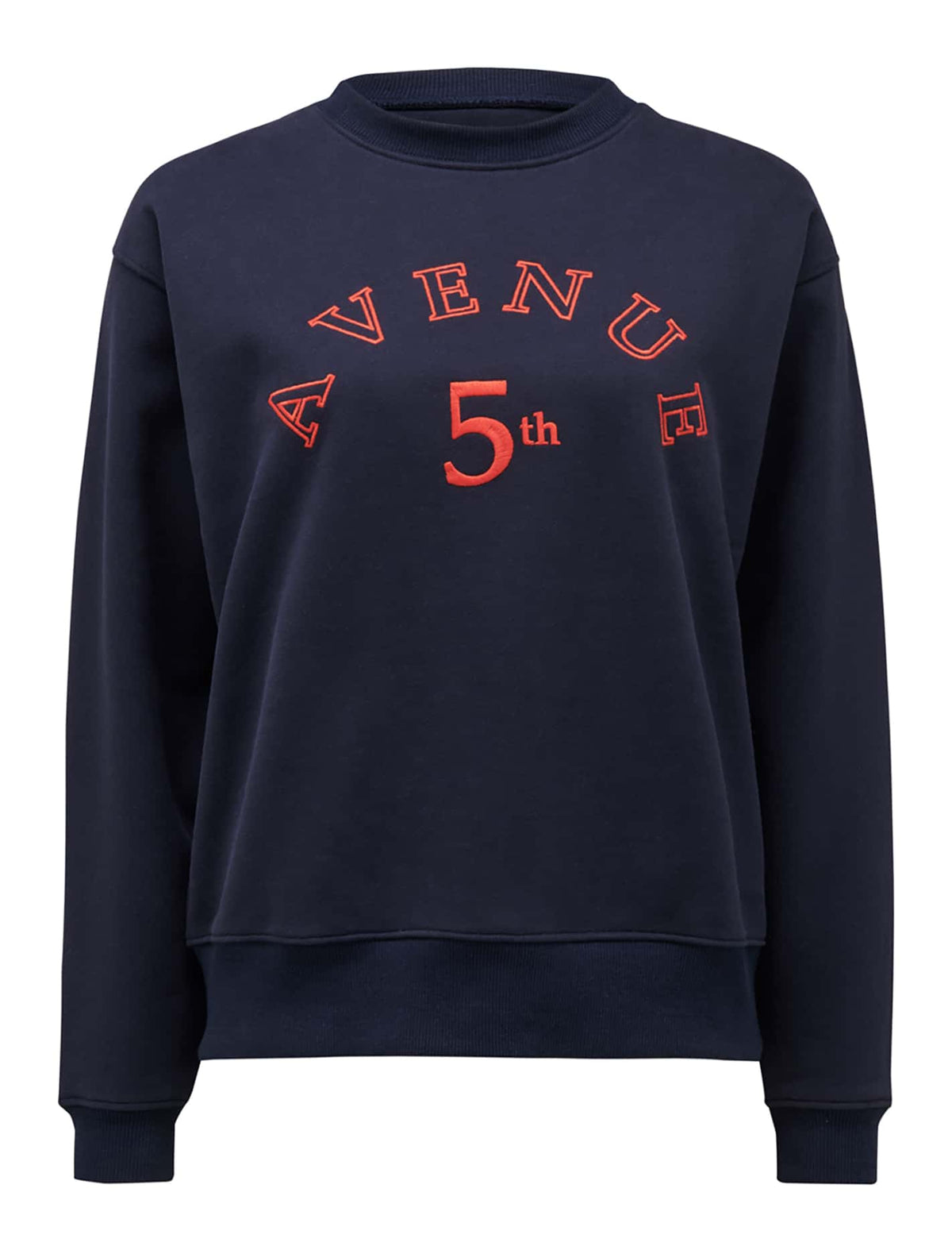 Sloan Slogan Sweat Navy_mannequin