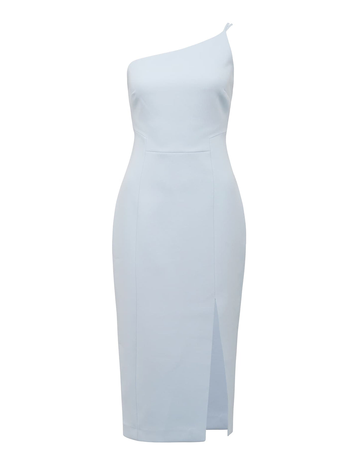 Franca One Shoulder Midi Dress Storm Blue_mannequin