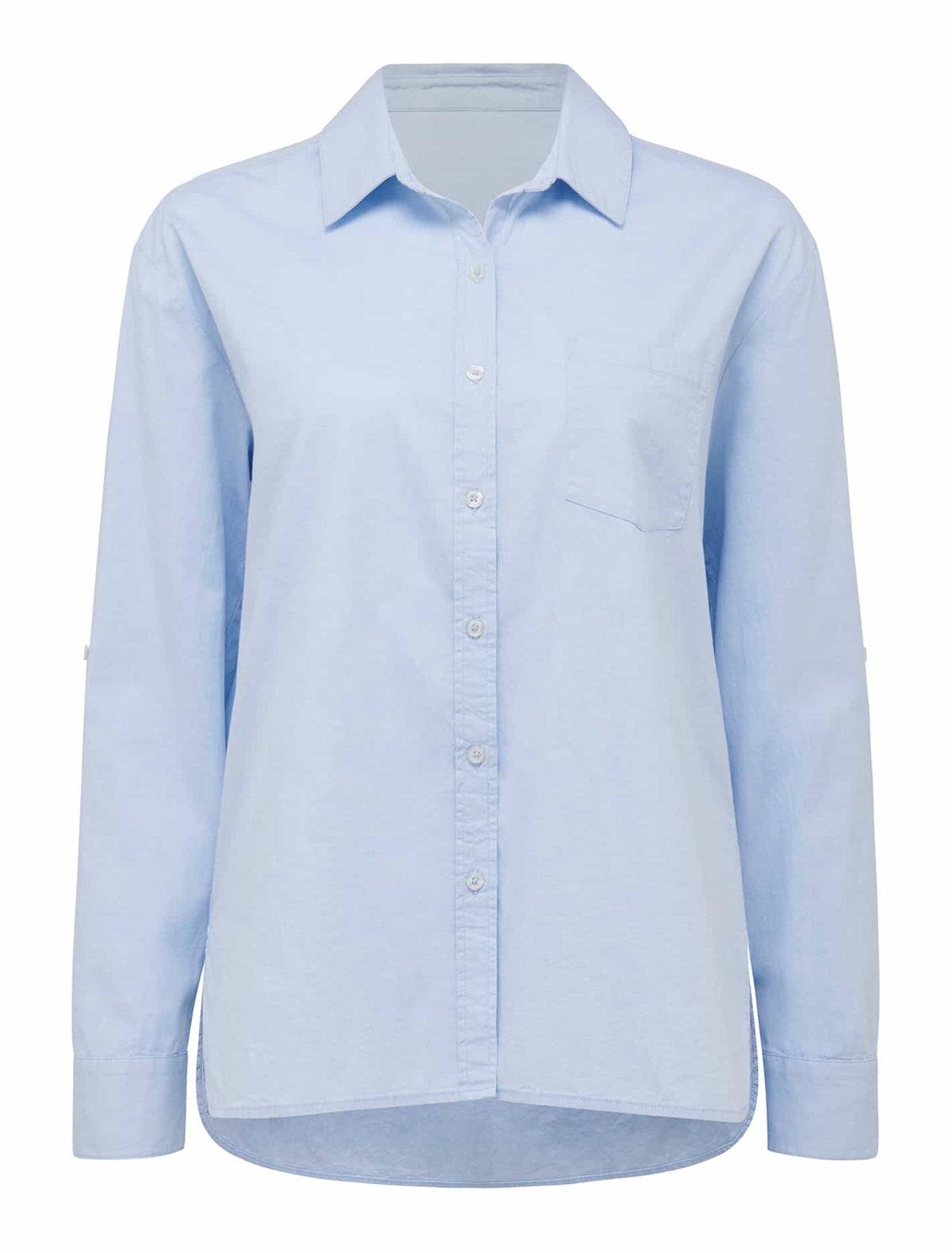 Leilani Chambray Shirt Blue_mannequin
