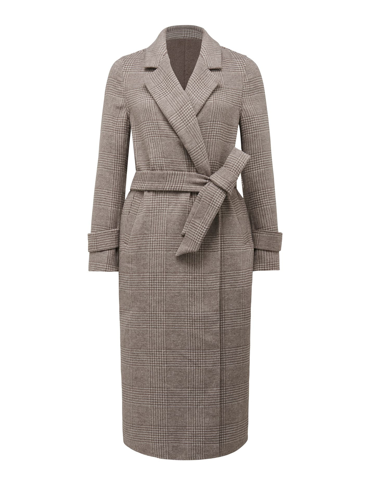 Bella Check Coat_mannequin