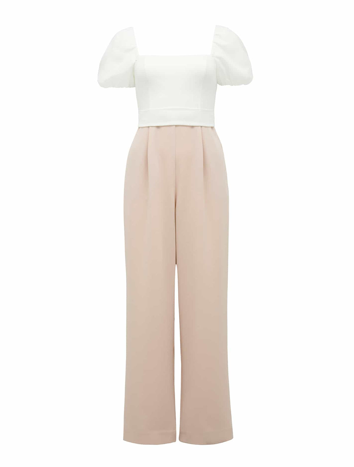 Marg Square Neck Jumpsuit Ivory / Blush_mannequin