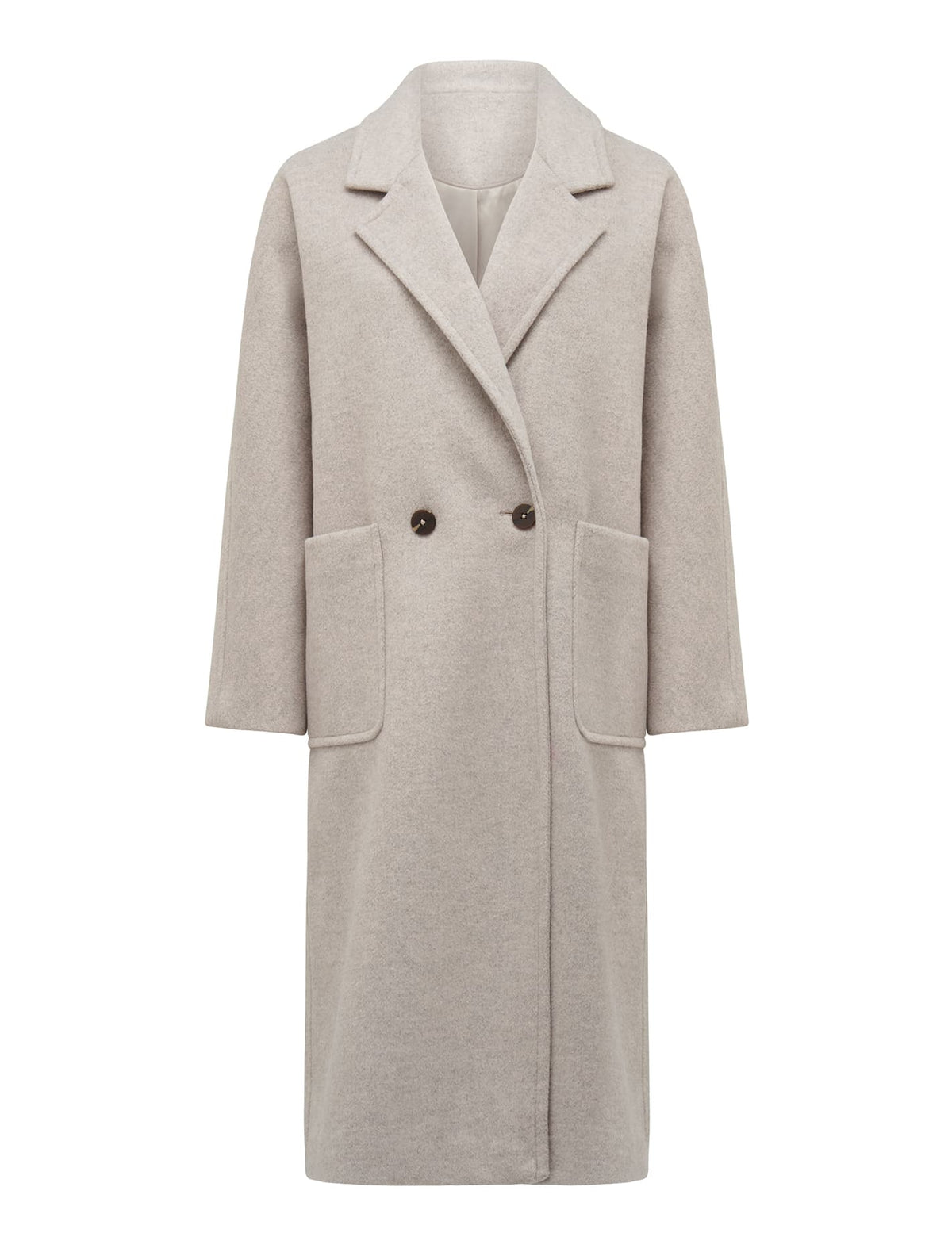 Gem  overcoat Soft Oatmeal_mannequin