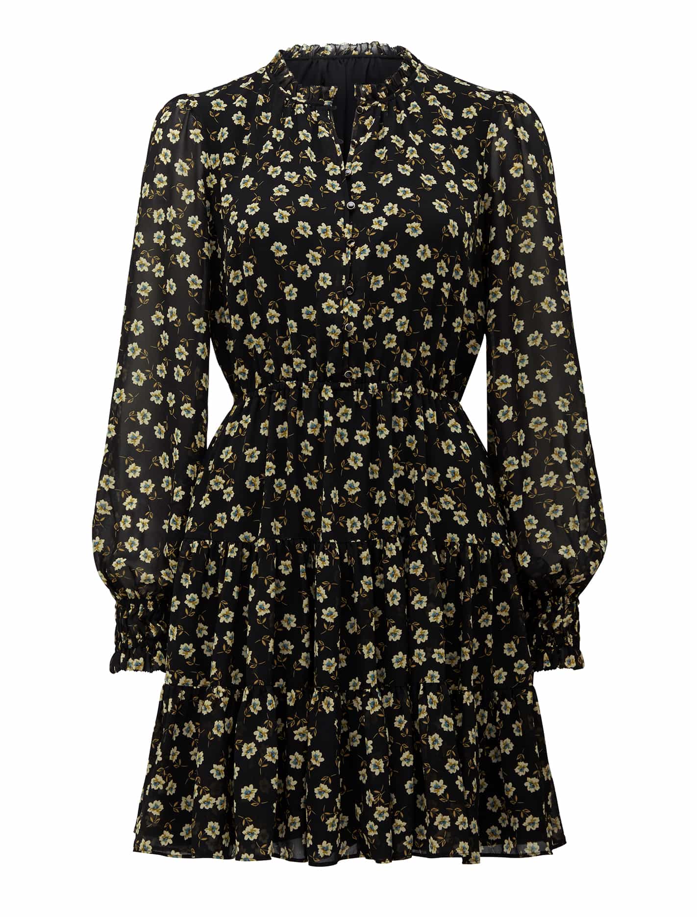 Hunter Tiered Skater Dress Providence Ditsy_mannequin