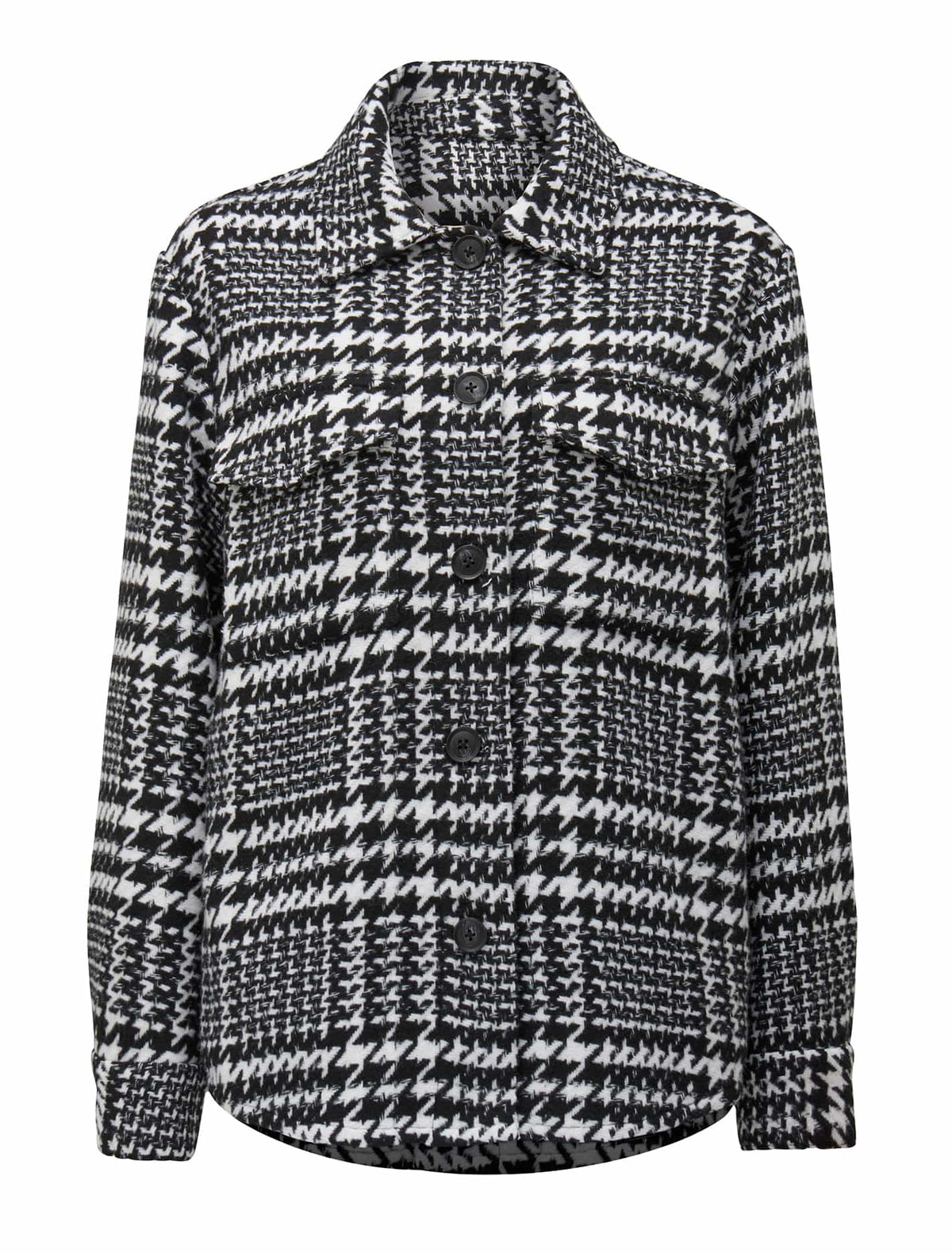 Houndstooth shacket_mannequin