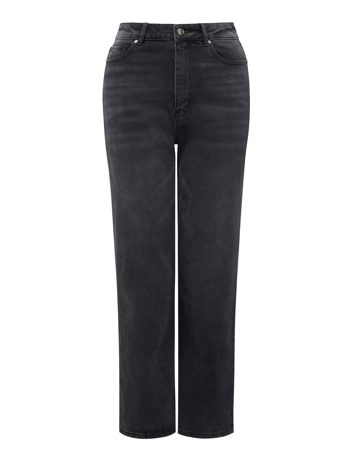 Tilly High Rise Straight Jean Washed Black_mannequin