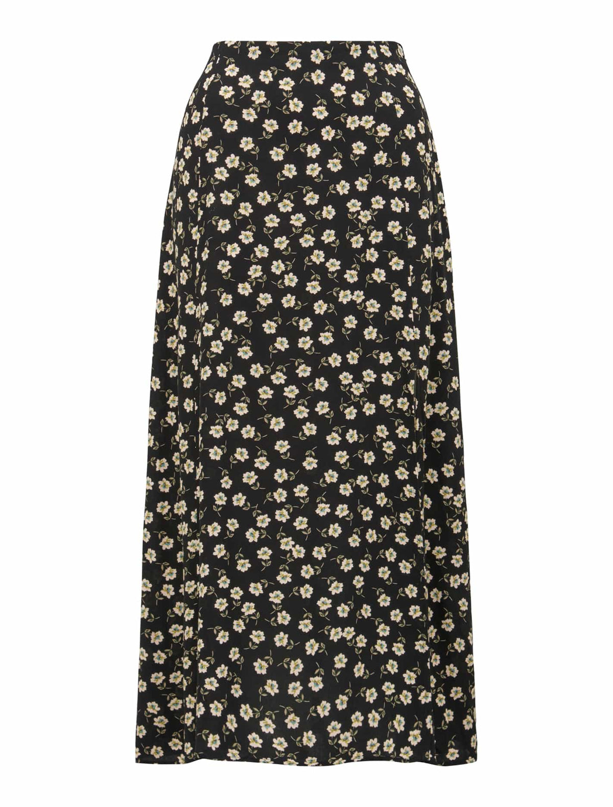 Estelle Column Split Midi Skirt Providence Ditsy_mannequin