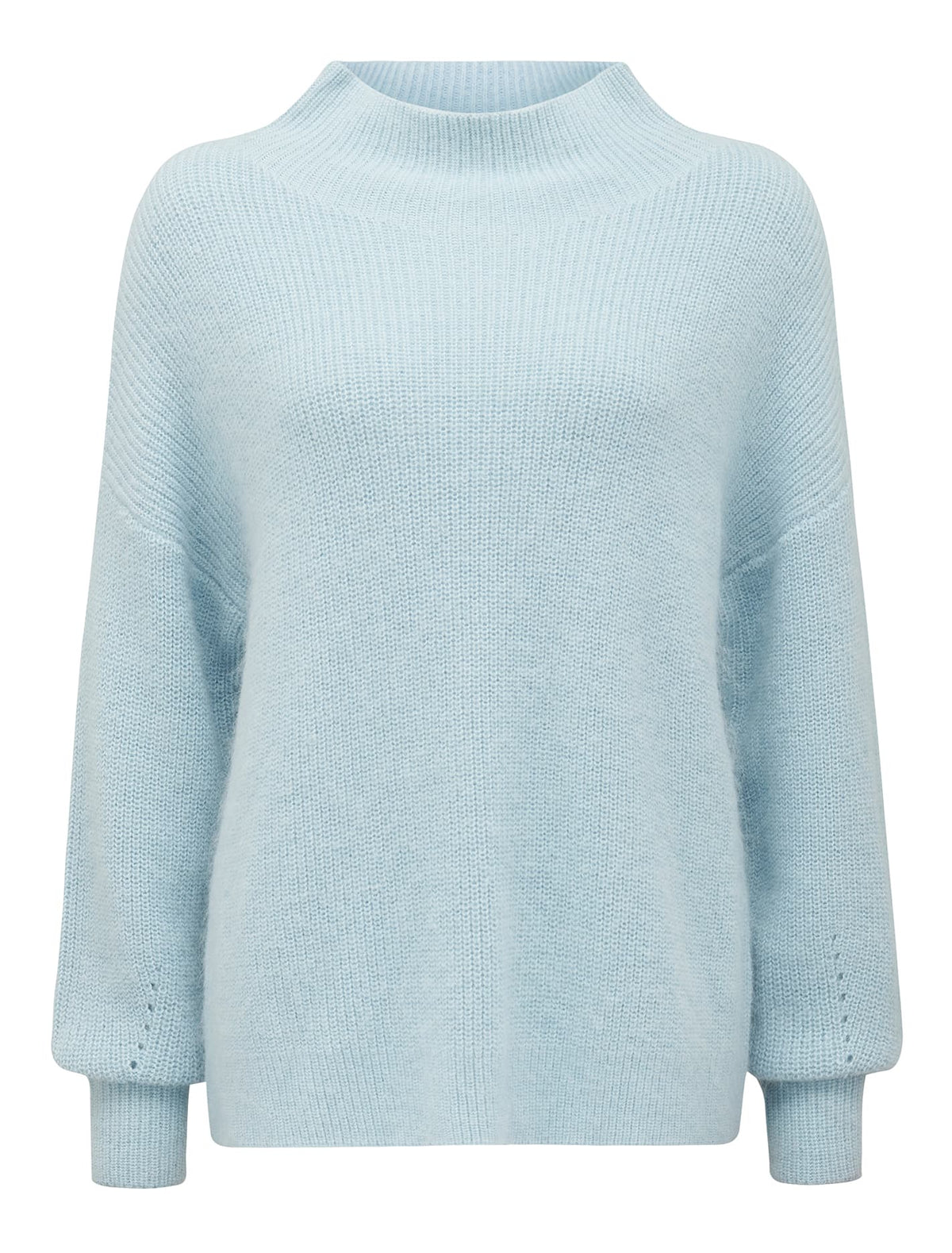 Hester Rib Knit Jumper Baby Blue_mannequin