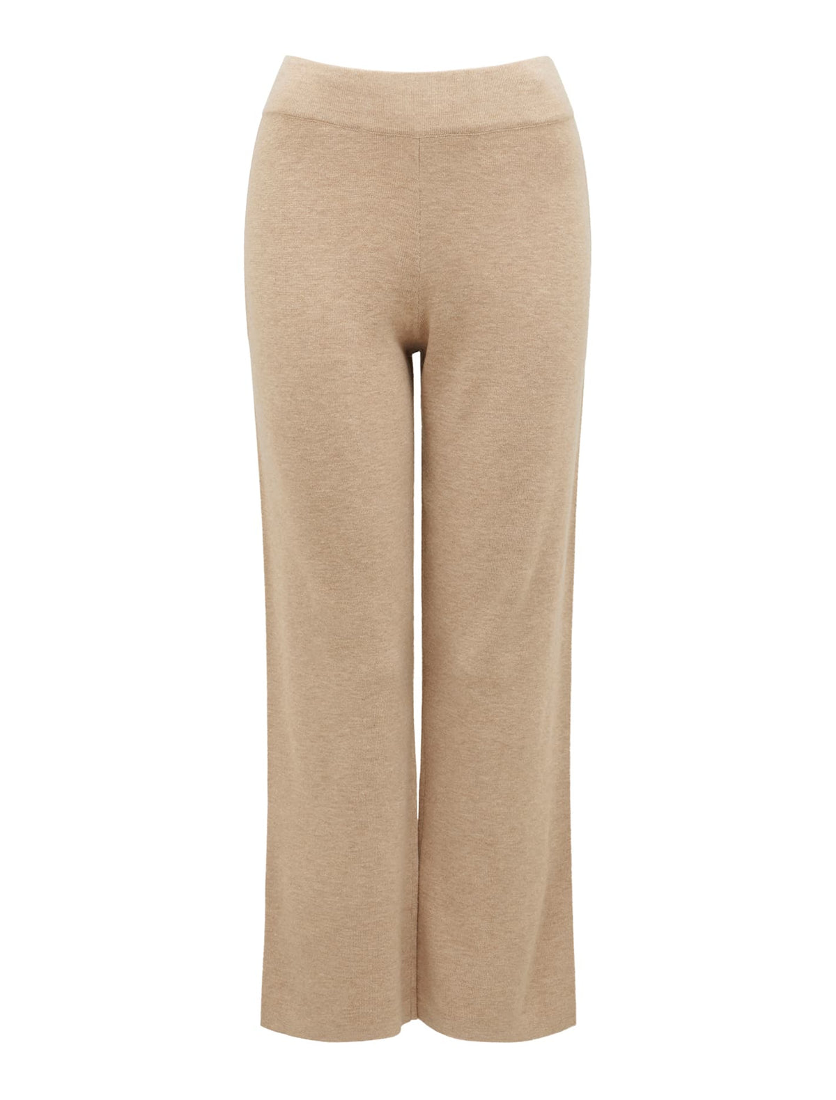 Hailey Clean Knit Pant Soft Camel_mannequin