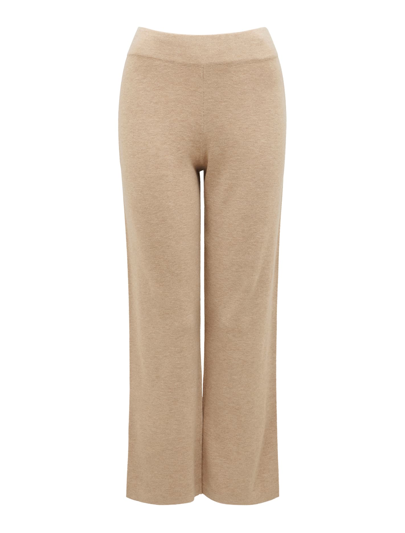 Hailey Clean Knit Pant Soft Camel_mannequin