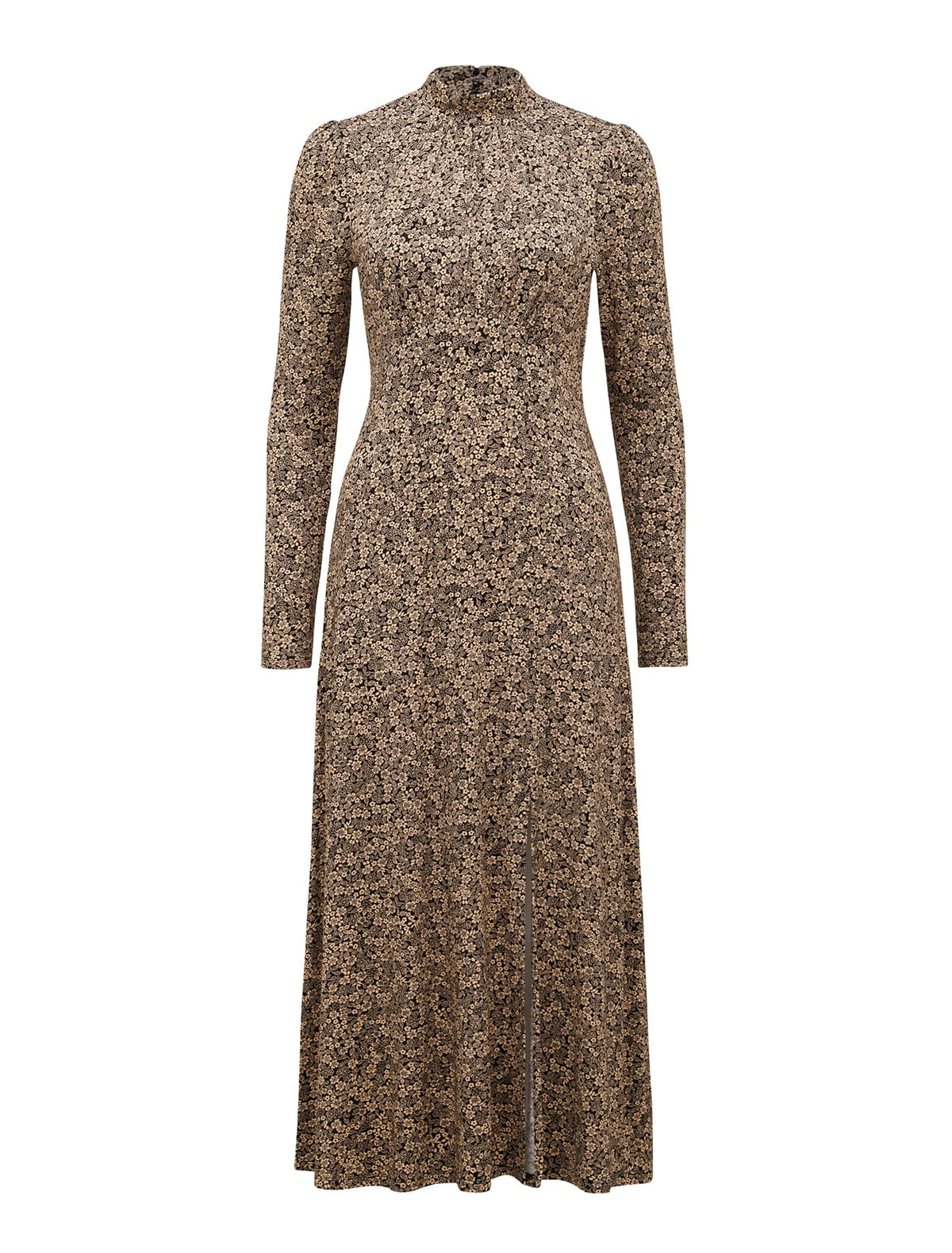 Dawson High Neck Midi Dress Fitzroy Ditsy_mannequin