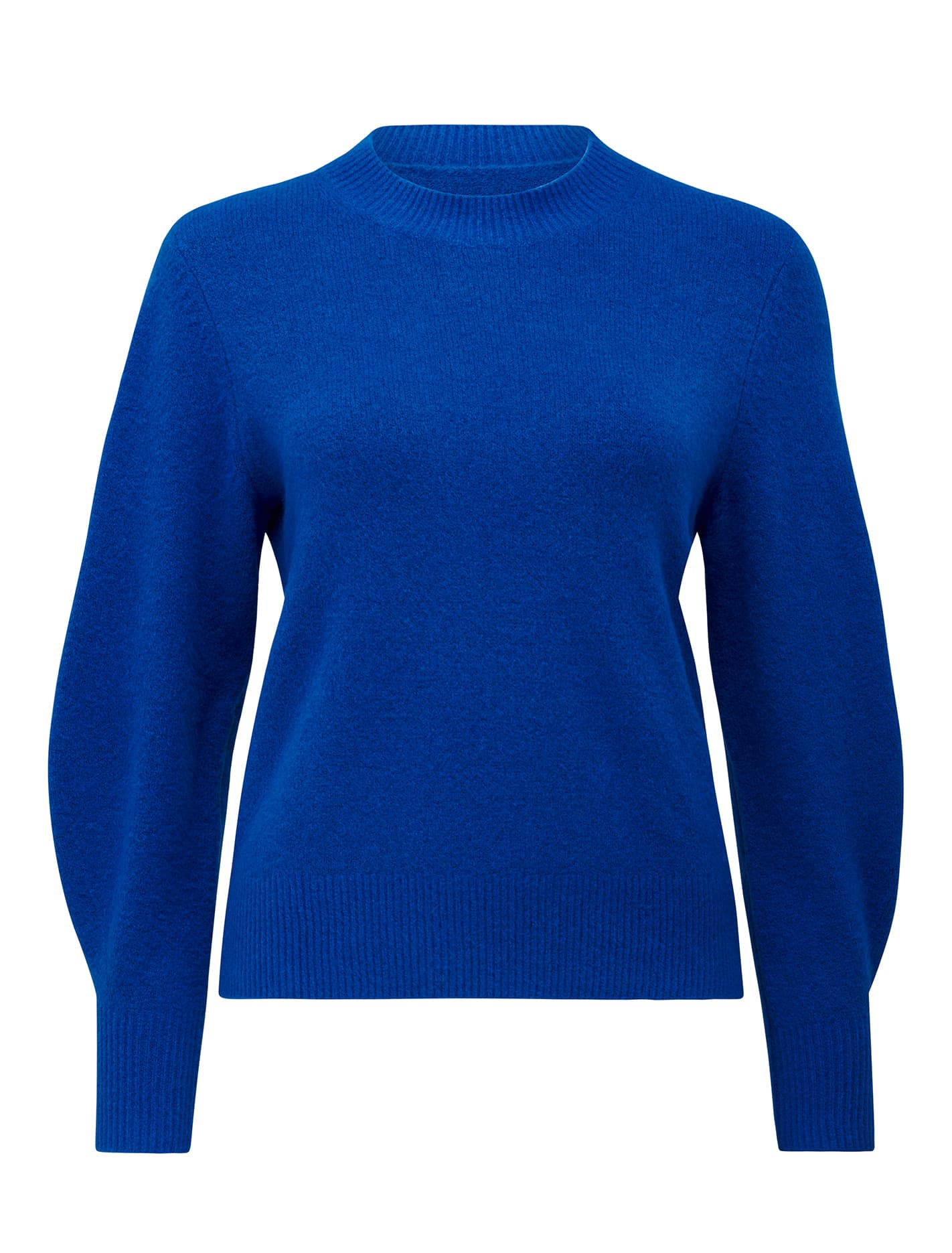 Issy Brushed Sleeve Detail Knit Jumper Intense Azure_mannequin