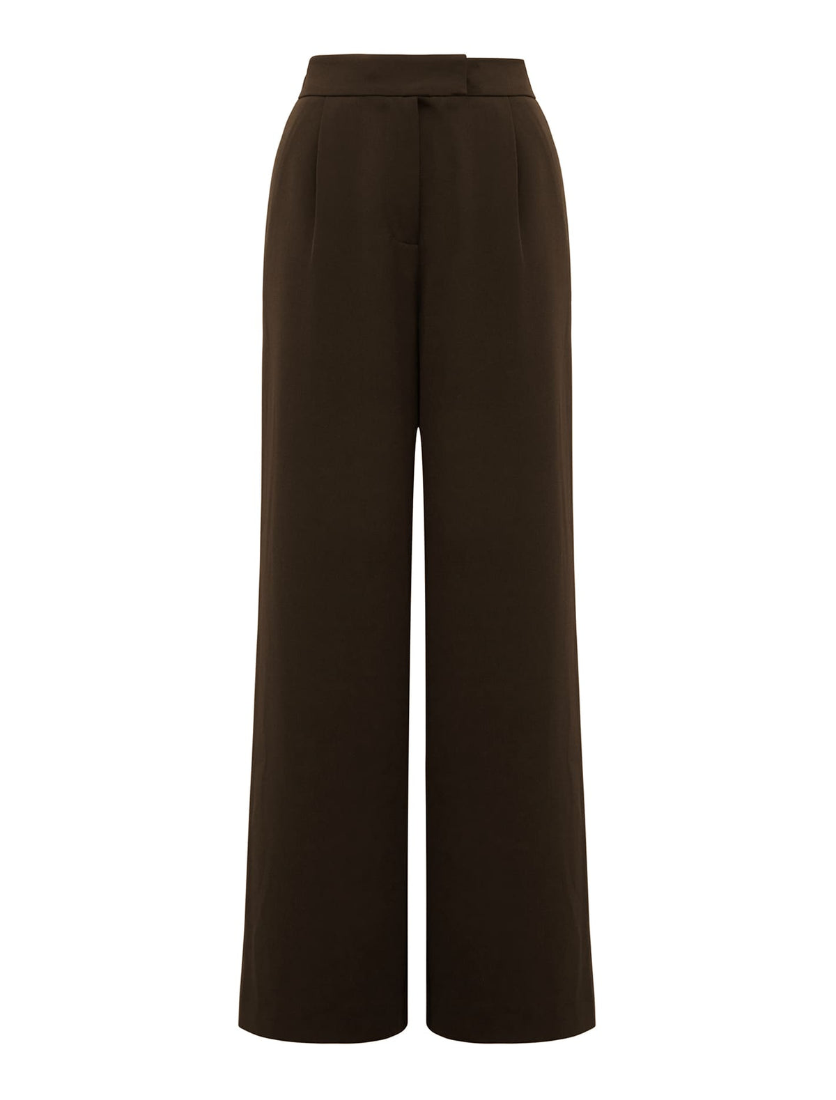 Nylah High Waisted Wide Leg Pants Midnight Mocha_mannequin