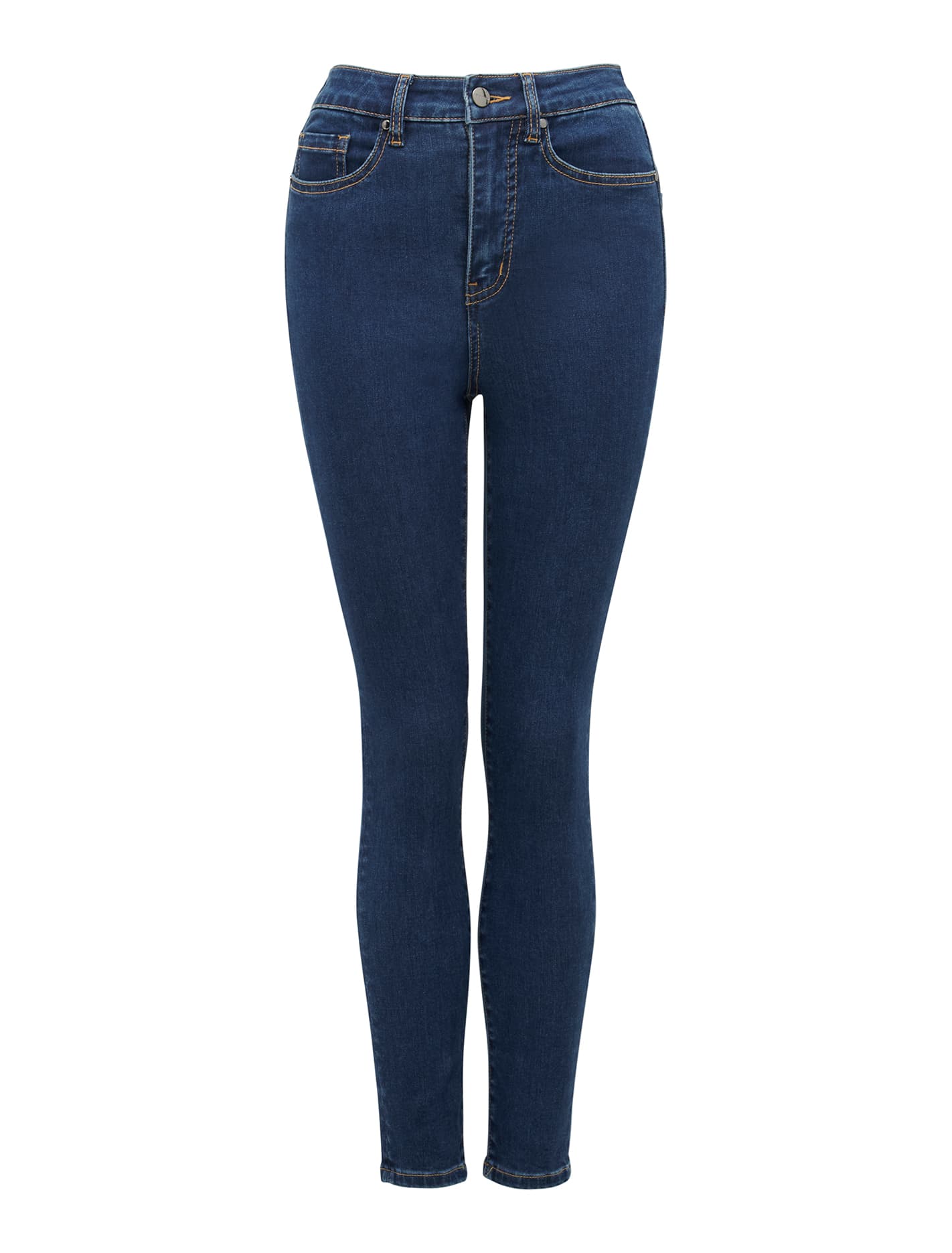 Bella Cropped High Rise Jean Dark Wash_mannequin