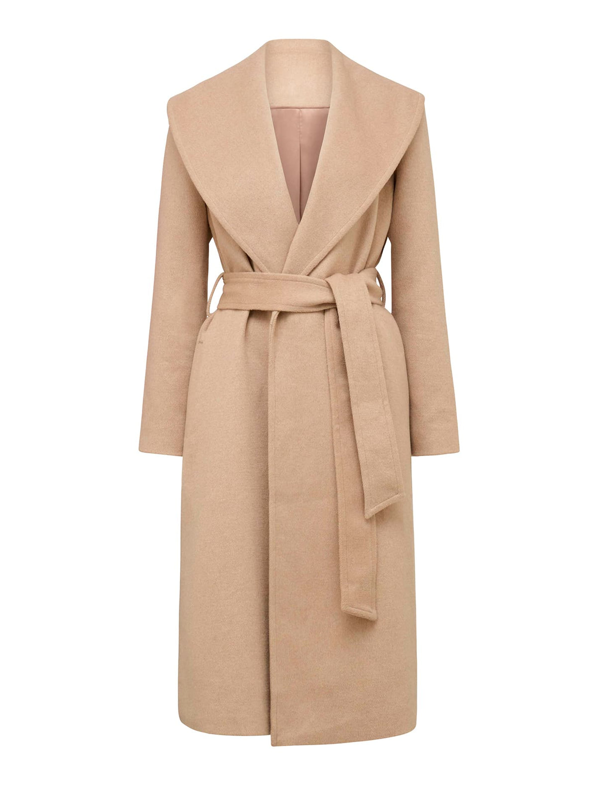 Amy Shawl Collar Coat Camel_mannequin