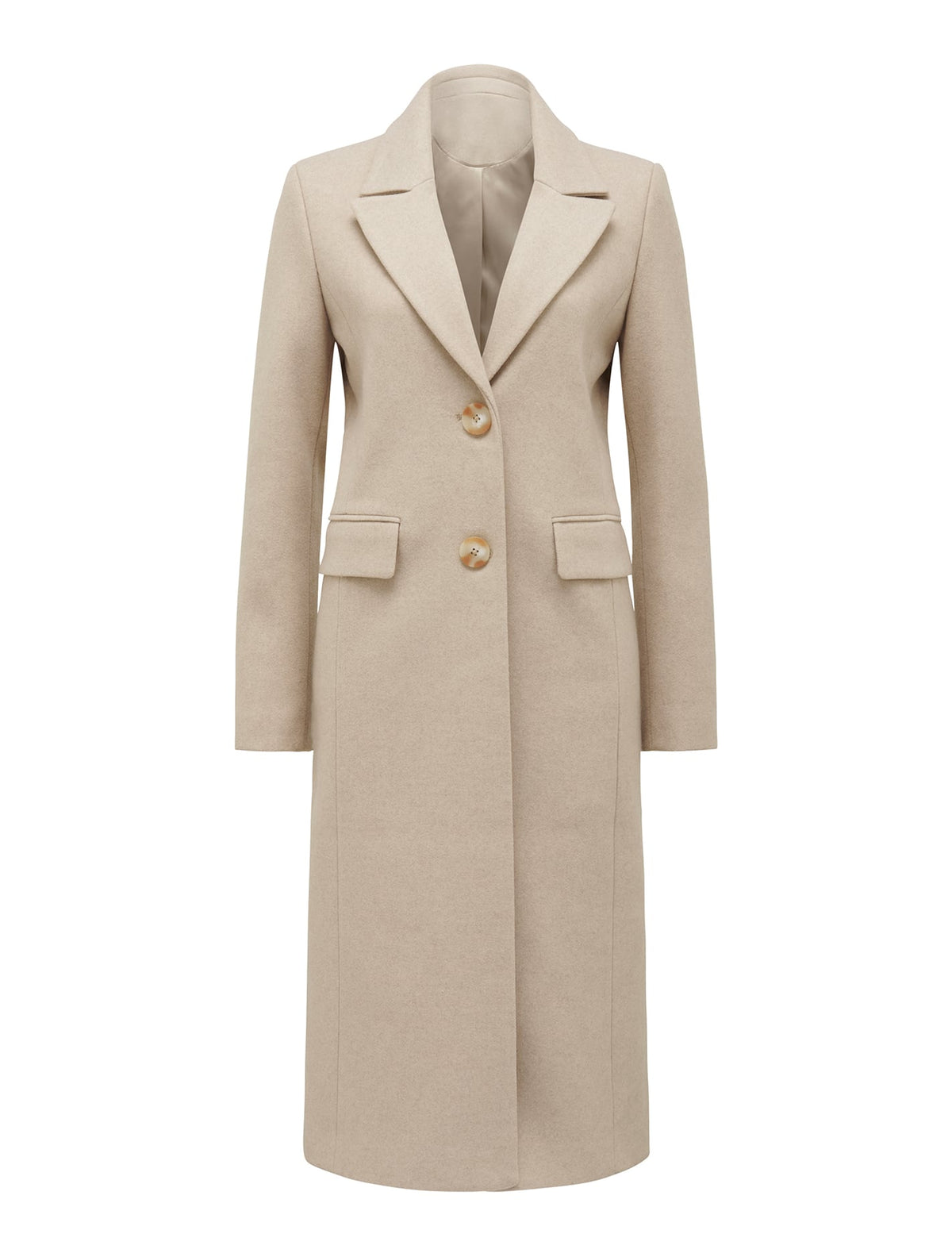 Bernie SB Longline Coat Mink_mannequin