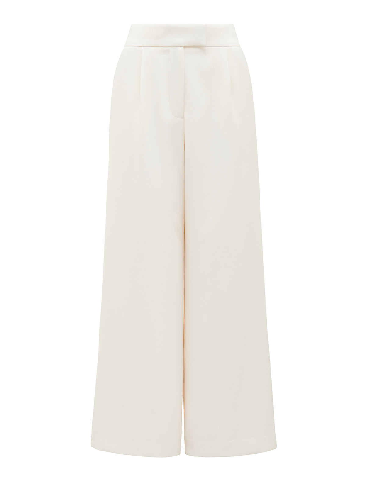 Nylah Petite Wide Leg Pants Cream_mannequin