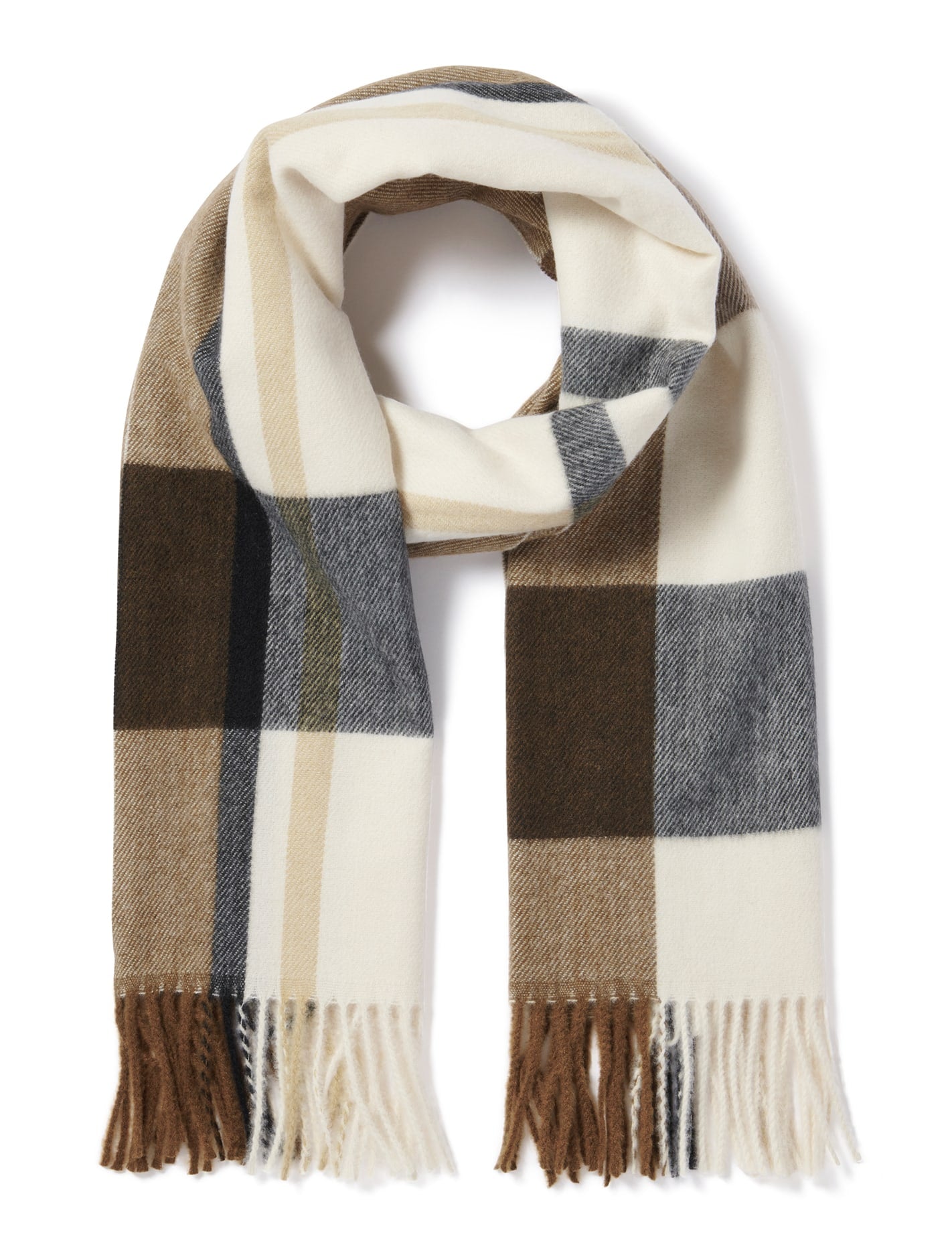 Ada Check Scarf Autumn_mannequin