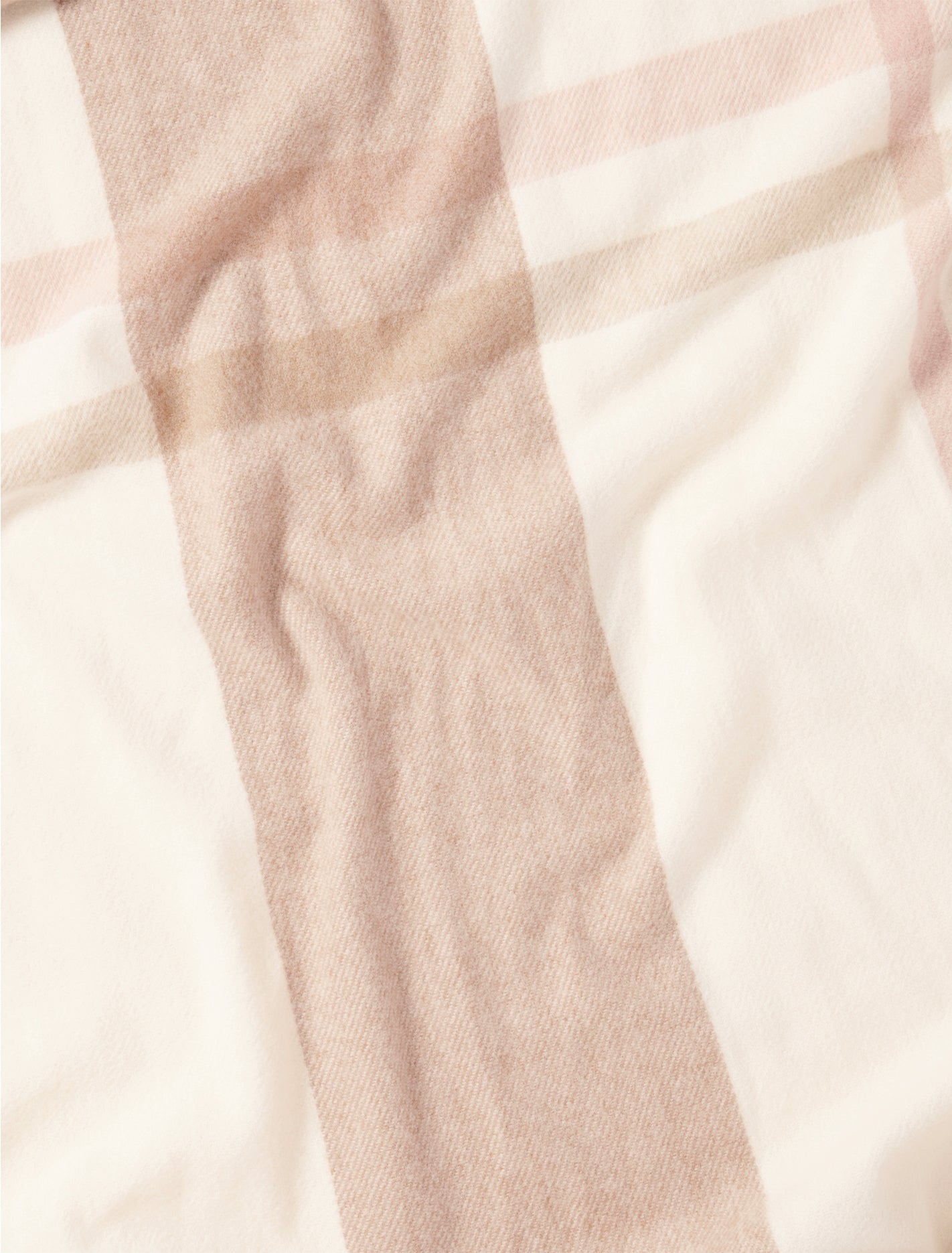 Ada Check Scarf Blush/Brown_mannequin