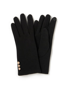 Bernie Button Glove Black_mannequin
