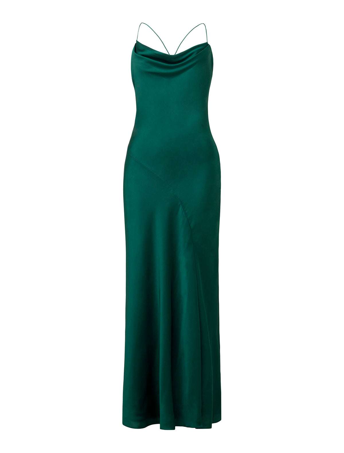 Blair Back Detail Midi Dress Teal_mannequin