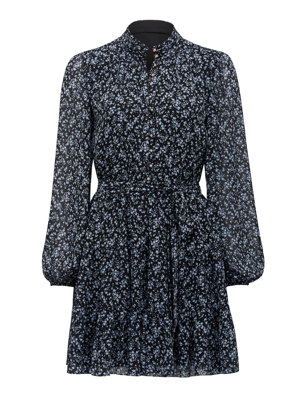 Faye Tiered Skater Dress Mercer Ditsy_mannequin