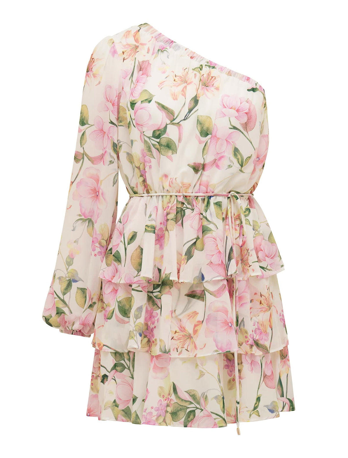 Sienna Asymm Tiered Mini Small Holland Floral_mannequin