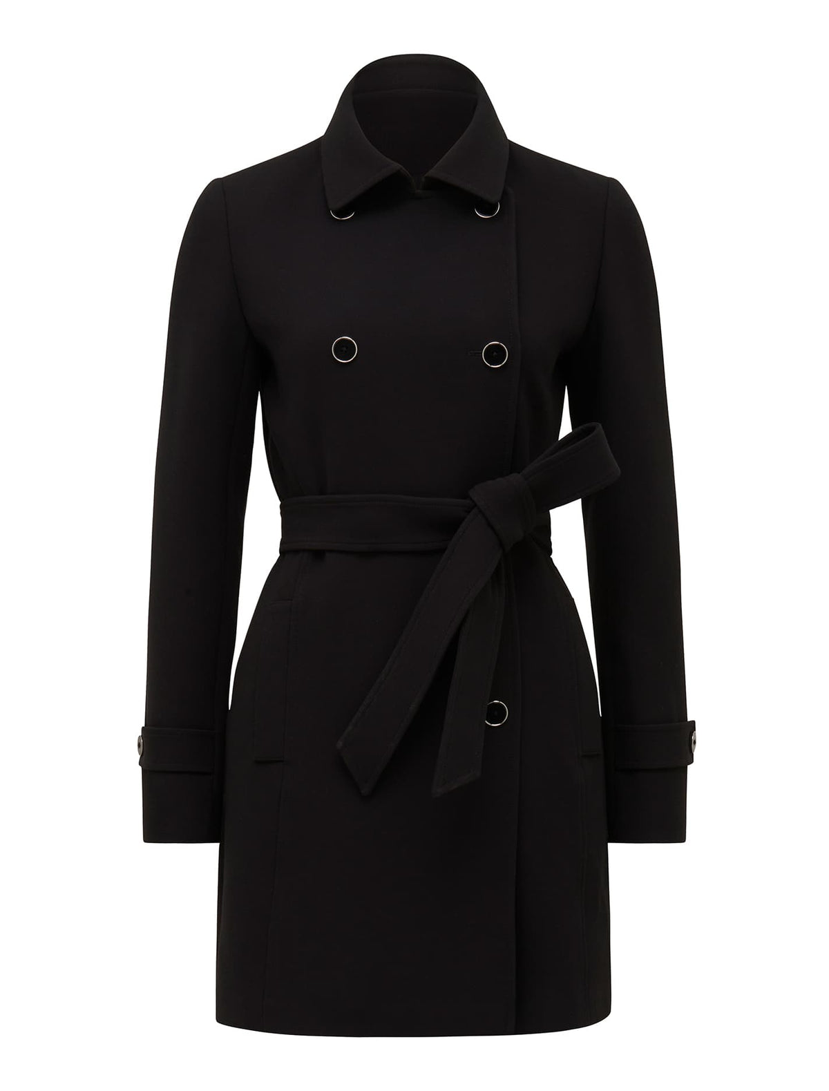 Violet Trench Mac Black_mannequin