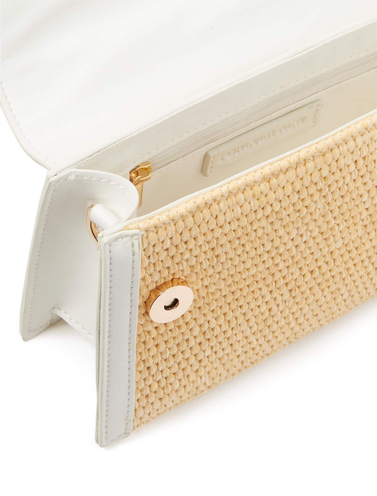 Jade Mini Bag White Weave_mannequin