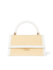 Jade Mini Bag White Weave_mannequin