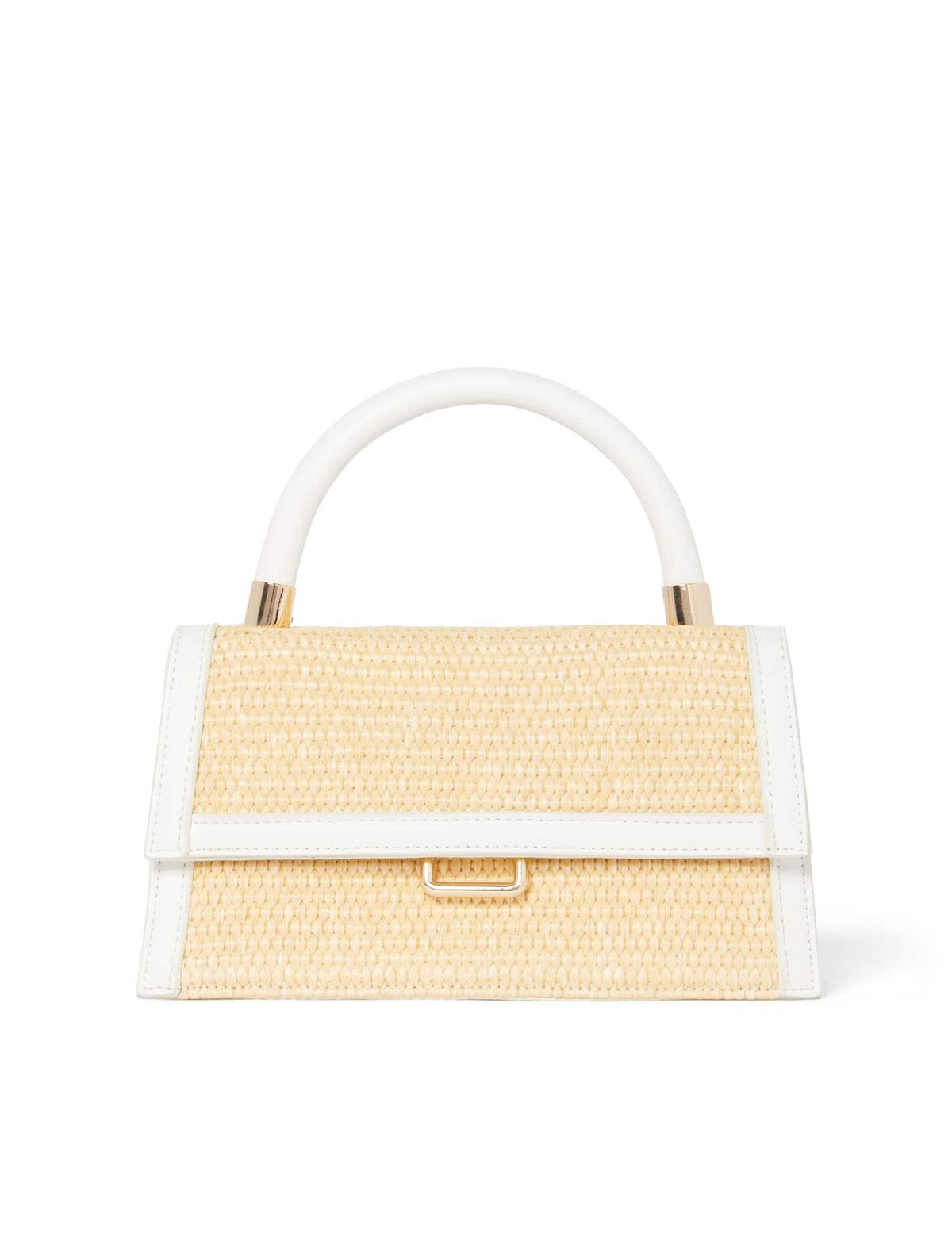 Jade Mini Bag White Weave_mannequin